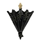 L4 - Vintage McCoy Pottery Umbrella Wall Pocket - Art Deco