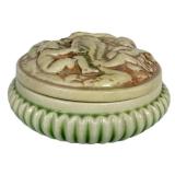 L2 - Antique Roseville Donatello Powder Jar - Antique 1915