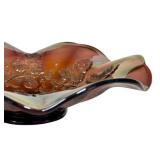 Antique Millersburg Purple Radium Blackberry Wreath Glass Bowl (1909-1919)