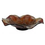 Antique Millersburg Purple Radium Blackberry Wreath Glass Bowl (1909-1919)