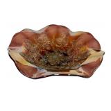 Antique Millersburg Purple Radium Blackberry Wreath Glass Bowl (1909-1919)