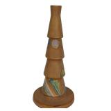 N1 - Antique Roseville Pottery Futura 390-10 Christmas Tree Vase - 1928 Art Deco - Frank Ferrel