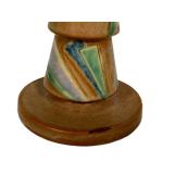 N1 - Antique Roseville Pottery Futura 390-10 Christmas Tree Vase - 1928 Art Deco - Frank Ferrel