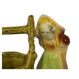 B5 - Vintage Shawnee Wishing Well Figurine - Ceramic Couple by Stone Well (710)