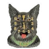 L4 - Antique Lux Clock Mfg. Co. Waterbury Dog Head Clock - Pendulum (Patents Pend.)