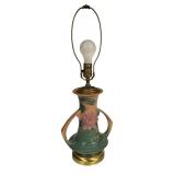 Roseville Water Lily Lamp - Antique Pottery Vase