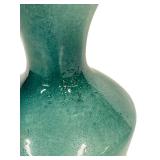 Roseville Pottery Experimental Vase - Vintage Teal Glazed, RARE FIND! ONE OF A KIND!