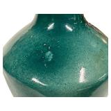 Roseville Pottery Experimental Vase - Vintage Teal Glazed, RARE FIND! ONE OF A KIND!