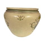 Antique Roseville Pottery Rosalie Creamware Jardiniere, 1910-1920- RARE FIND!