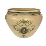 Antique Roseville Pottery Rosalie Creamware Jardiniere, 1910-1920- RARE FIND!