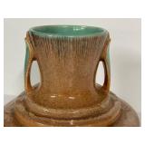 K3 - Antique Roseville Orian Tan Vase - 1935