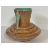 K3 - Antique Roseville Orian Tan Vase - 1935