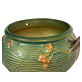 L1 - Roseville Bushberry Hanging Basket - 1941 Vintage Ceramic Planter