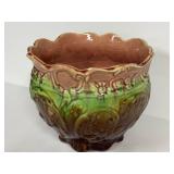 L1 - Antique Roseville Blended Pottery Bowl - Early 1900s,