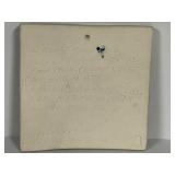 L5 - Pottery Loves Tile - 5.5 x 5.5 in Green Ceramic from Zanesville Ohio