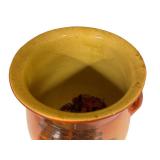 Antique Roseville Autumn Chamber Pot With Lid