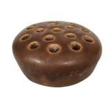 L4 - Antique Roseville Autumn Chamber Pot With Lid