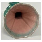 B1 - Vintage Gonder J-64 Pottery Vase - 10-Inch Teal Crackle Glaze USA