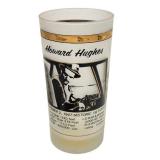 C4 - Howard Hughes Spruce Goose Tumbler - Vintage Frosted Glass 5.5 in Tall