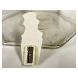 O1 - Planters Mr Peanut Glass Peanut Jar with Pencil Sharpener
