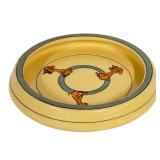 Antique Roseville Pottery Juvenile Edge Plate  - Three Dogs Design