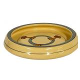 Antique Roseville Pottery Juvenile Edge Plate  - Three Dogs Design