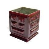 B3 - Red Wing Travertine Planter - Vintage