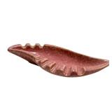 K3 - Roseville Capri Ashtray - Pink Crackle Glaze - 5977