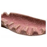 K3 - Roseville Capri Ashtray - Pink Crackle Glaze - 5977