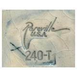 E4 - Roseville Wind Craft Cigarette Box & Ashtray - 240-T (1948 Vintage)