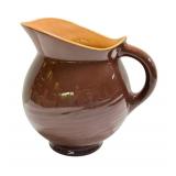 O1 - Vintage Roseville Mayfair Brown Pitcher - USA 1940