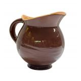 O1 - Vintage Roseville Mayfair Brown Pitcher - USA 1940