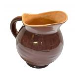 O1 - Vintage Roseville Mayfair Brown Pitcher - USA 1940