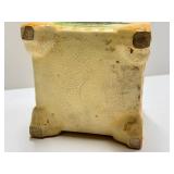 N3 - Roseville Donatella Square Planter, Antique Stoneware, Circa 1912