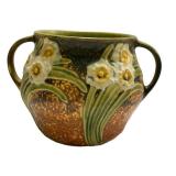 N3 - Vintage Roseville Jonquil Jardiniere