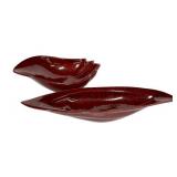 L6 - Vintage Roseville Capri Bowls (Lot of 2) -1950