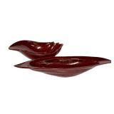 L6 - Vintage Roseville Capri Bowls (Lot of 2) -1950