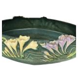 K3 - Vintage Roseville Freesia Console Bowl - Pair of 4.5in Candle Holders