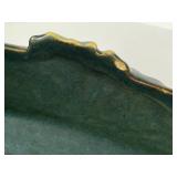 K3 - Vintage Roseville Freesia Console Bowl - Pair of 4.5in Candle Holders