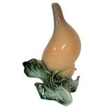 K3 - Hull Seashell with Fish - Vintage Ceramic Figurine