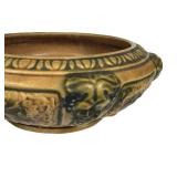 N3 - Vintage Roseville Florentine Bowl and Footed Compote