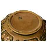 N3 - Vintage Roseville Florentine Bowl and Footed Compote