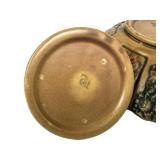 N3 - Vintage Roseville Florentine Bowl and Footed Compote