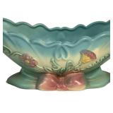 C3 - Vintage Hull Art Vintage Console Set - 14in Centerpiece Bowl with 2 Pedestals (B-16 3.5)