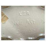 C3 - Vintage Hull Art Vintage Console Set - 14in Centerpiece Bowl with 2 Pedestals (B-16 3.5)