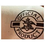 O1 - Bud Dry Pink Cap & Miller High Life Red Cap (Lot of 2)