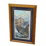 Framed Vintage Eagle Print