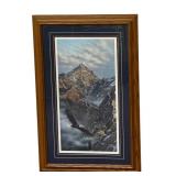 Framed Vintage Eagle Print