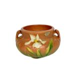 K3 - Vintage Roseville Iris Jardinier -  Original Label Intact