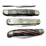 F2 - Camco USA Vintage Pocket Knives - Assorted, 3-3.5 in blades (Lot of 4)
